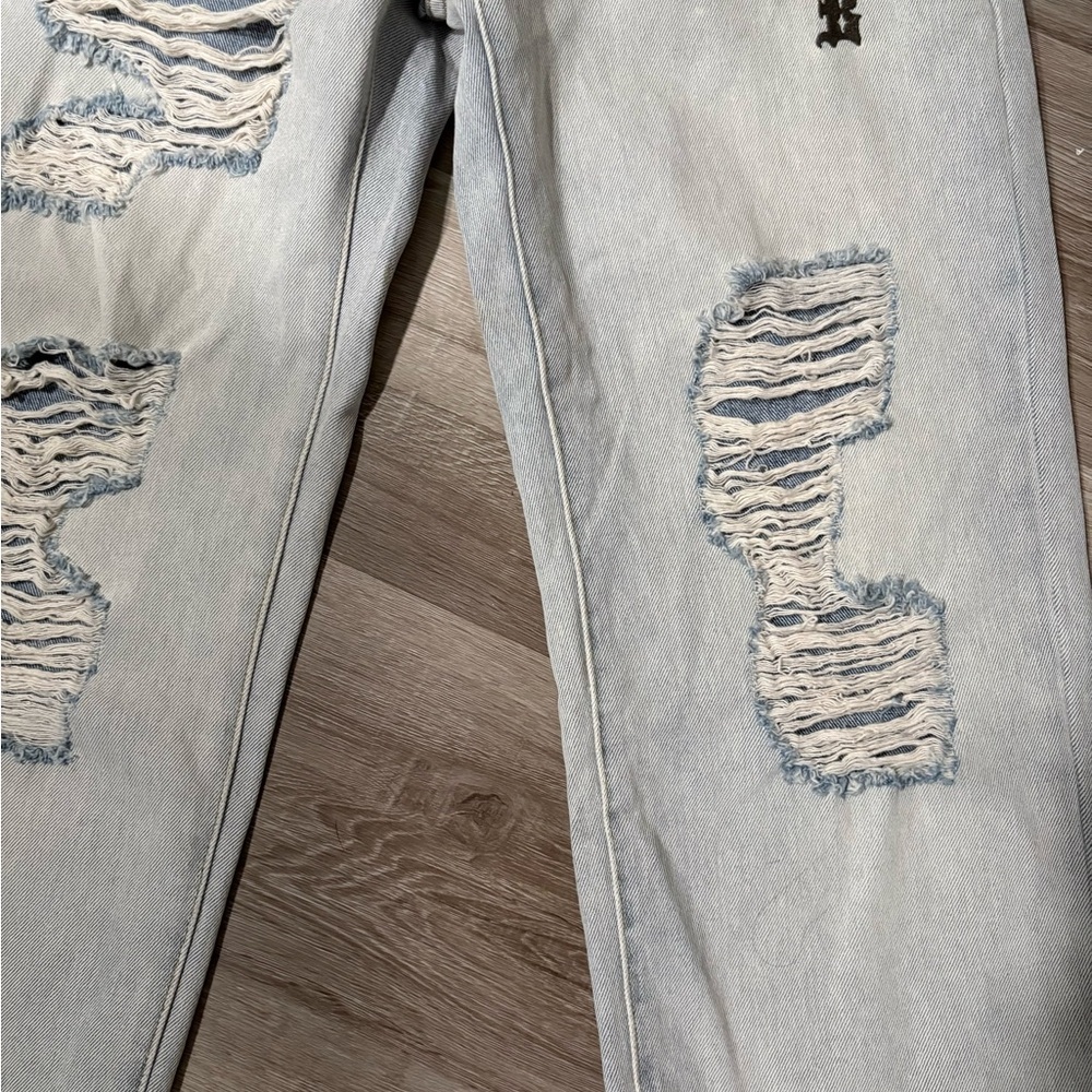 BJHG Light Blue Distressed Jeans - Picture 4 of 8